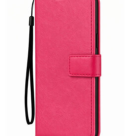 BASEY. BASEY. Samsung Galaxy A37 Hoesje Bookcase - Donkerroze