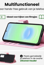 BASEY. BASEY. Samsung Galaxy A37 Hoesje Bookcase - Lichtroze