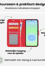 BASEY. BASEY. Samsung Galaxy A37 Hoesje Bookcase - Rood