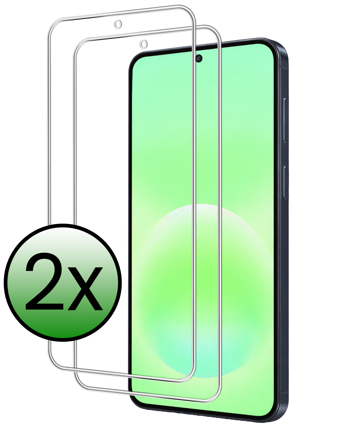 BASEY. BASEY. Samsung Galaxy A57 Screenprotector Glas - 2 PACK