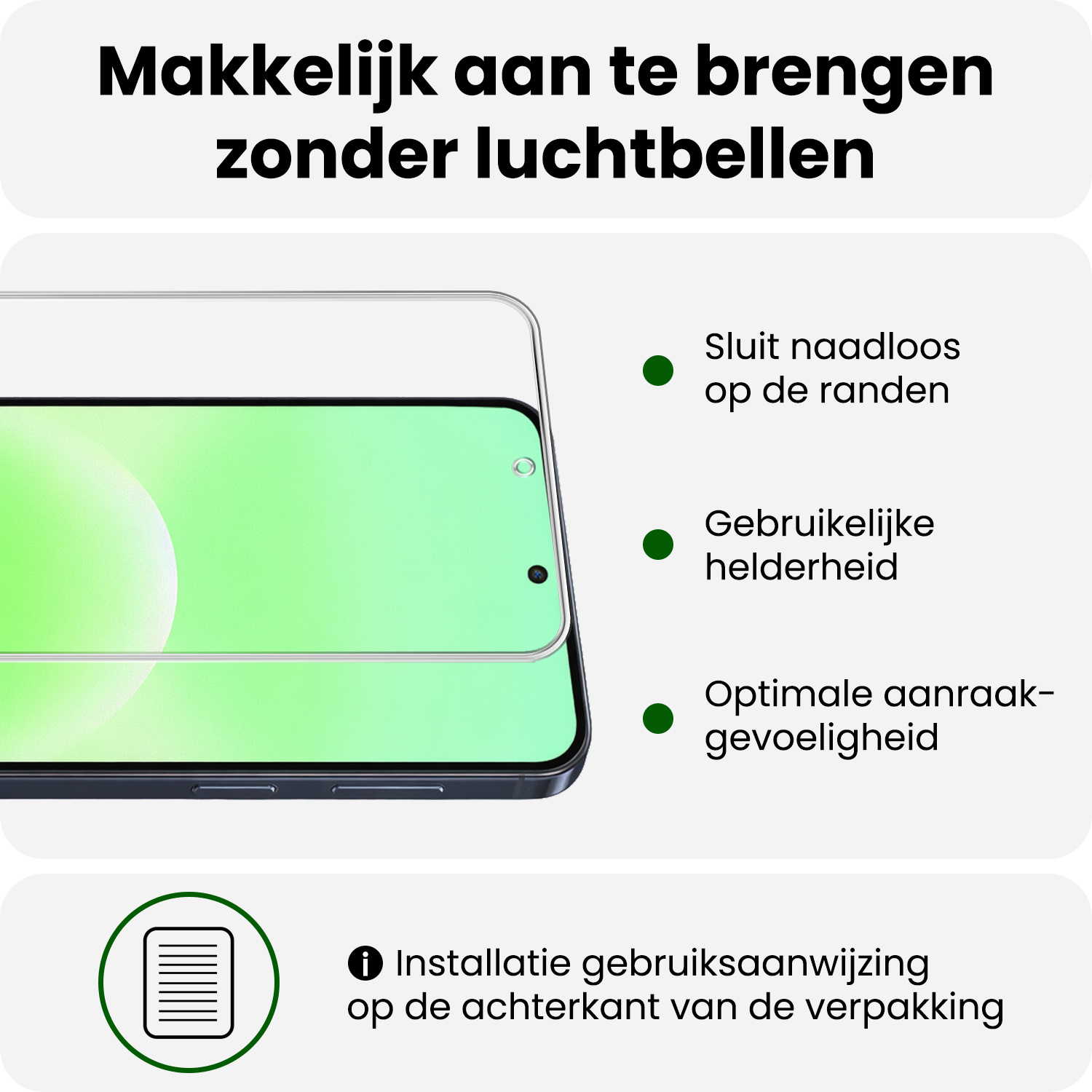 BASEY. BASEY. Samsung Galaxy A57 Screenprotector Glas - 2 PACK