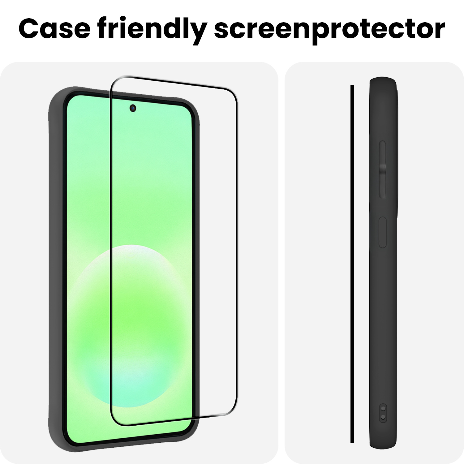 BASEY. BASEY. Samsung Galaxy A57 Screenprotector Glas Full Cover