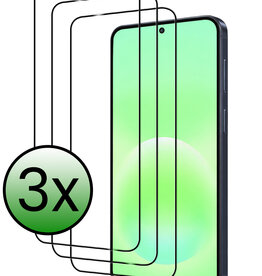 BASEY. BASEY. Samsung Galaxy A57 Screenprotector Glas Full Cover - 3 PACK