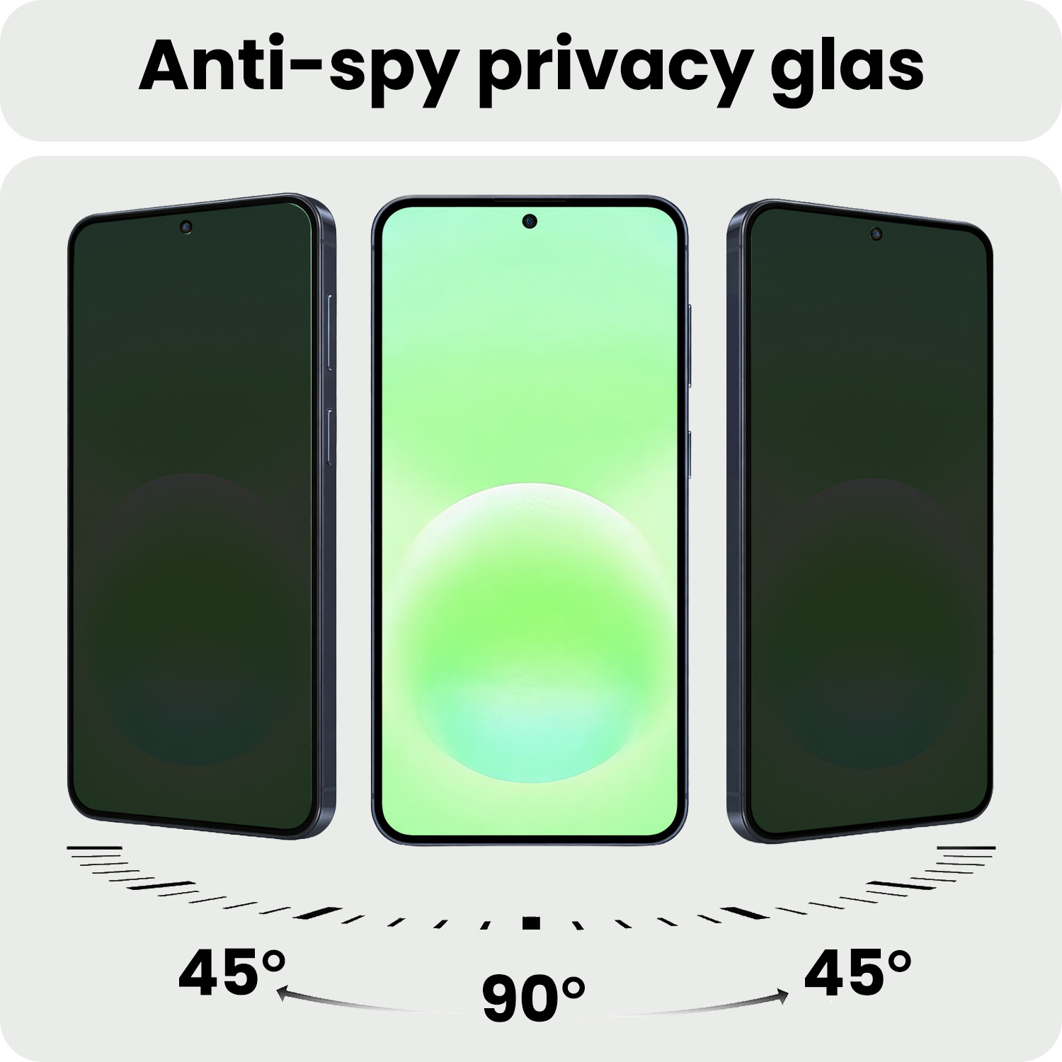 BASEY. BASEY. Samsung Galaxy A57 Screenprotector Glas Privacy