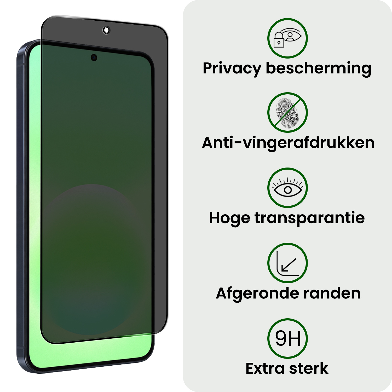 BASEY. BASEY. Samsung Galaxy A57 Screenprotector Glas Privacy - 2 PACK