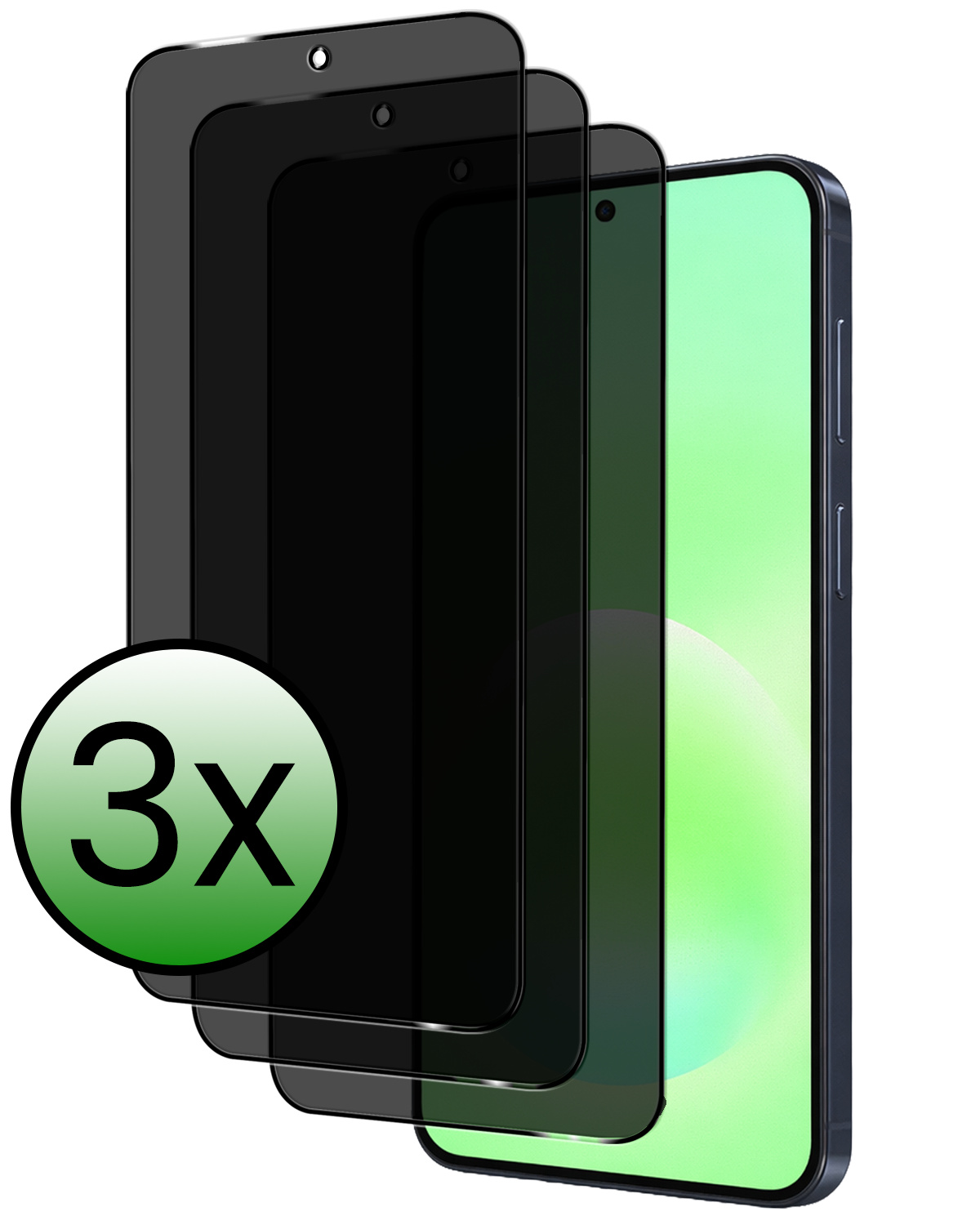 BASEY. BASEY. Samsung Galaxy A57 Screenprotector Glas Privacy - 3 PACK