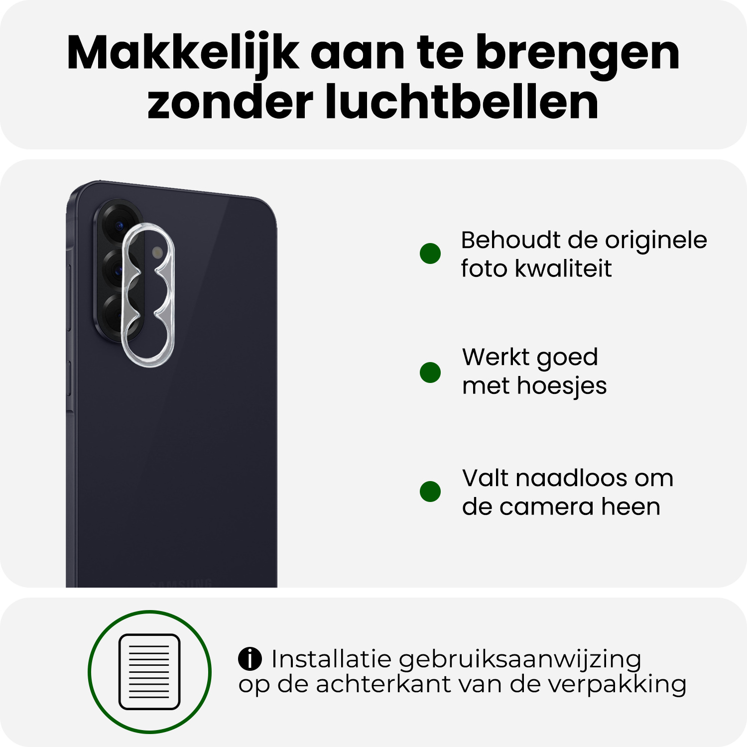 BASEY. BASEY. Samsung Galaxy A57 Camera Screenprotector - 3 PACK