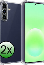 BASEY. BASEY. Samsung Galaxy A57 Hoesje Shockproof - Transparant - 2 PACK