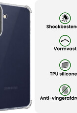 BASEY. BASEY. Samsung Galaxy A57 Hoesje Shockproof - Transparant - 2 PACK