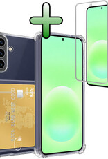 BASEY. BASEY. Samsung Galaxy A57 Hoesje Pashouder Met Screenprotector