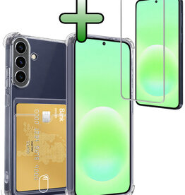 BASEY. BASEY. Samsung Galaxy A57 Hoesje Pashouder Met Screenprotector