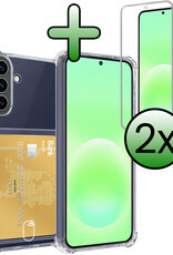 BASEY. BASEY. Samsung Galaxy A57 Hoesje Pashouder Met 2x Screenprotector