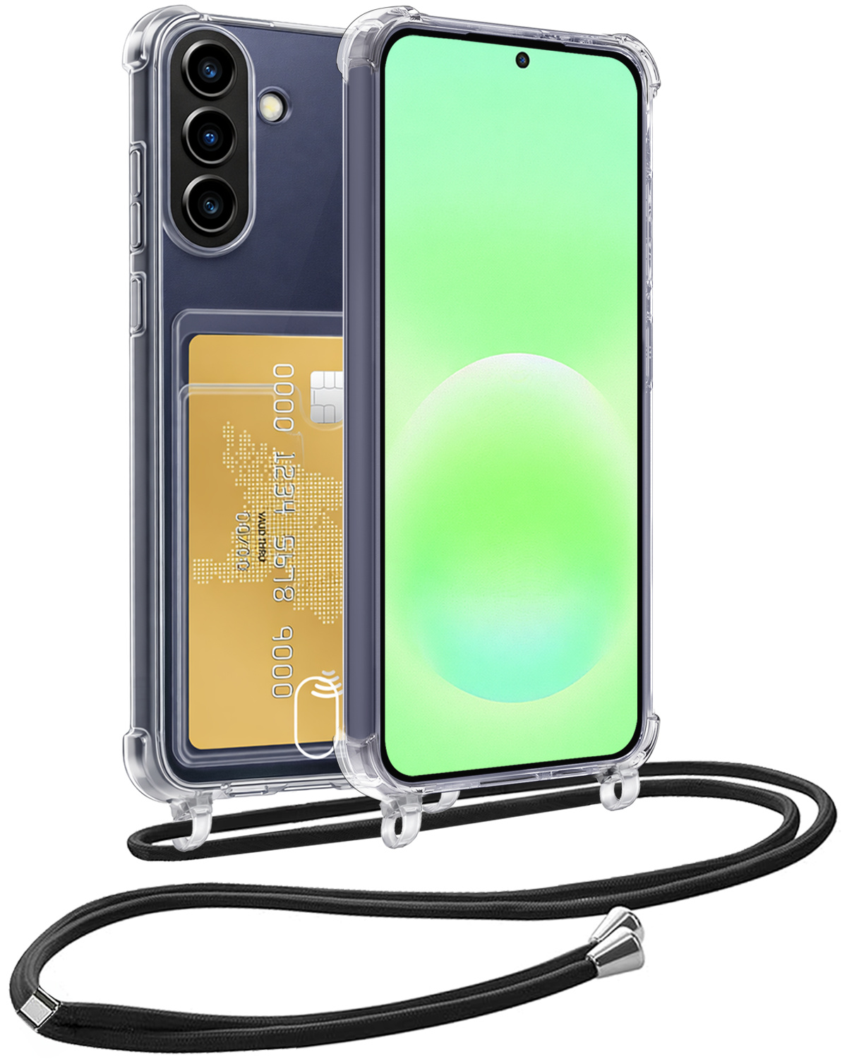 BASEY. BASEY. Samsung Galaxy A57 Hoesje Pashouder met Koord