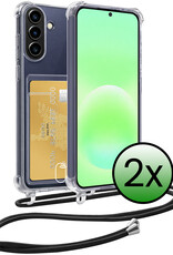 BASEY. BASEY. Samsung Galaxy A57 Hoesje Pashouder met Koord - 2 PACK