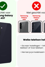 BASEY. BASEY. Samsung Galaxy A57 Hoesje Pashouder met Koord - 2 PACK