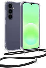 BASEY. BASEY. Samsung Galaxy A57 Hoesje Transparant Shockproof Met Zwart Koord