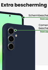 BASEY. BASEY. Samsung Galaxy A57 Hoesje Siliconen - Donkerblauw