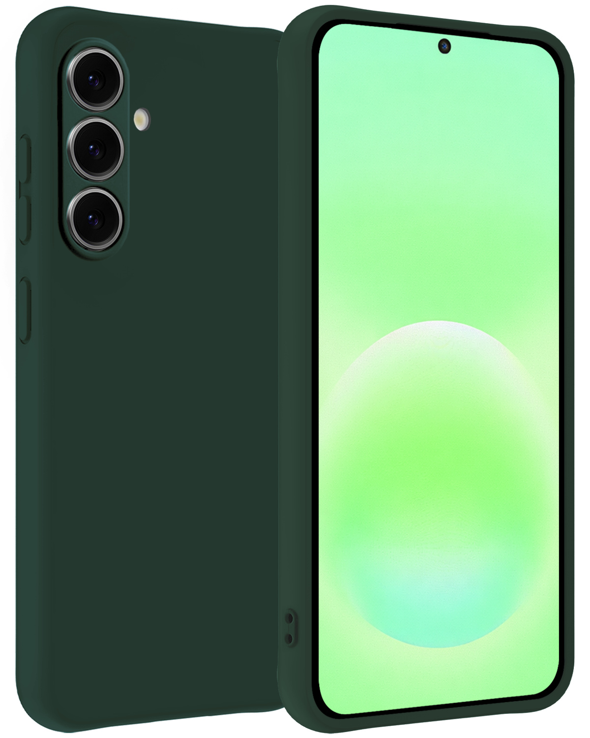 BASEY. BASEY. Samsung Galaxy A57 Hoesje Siliconen - Donkergroen