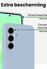BASEY. BASEY. Samsung Galaxy A57 Hoesje Siliconen - Lichtblauw