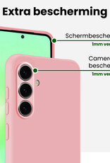 BASEY. BASEY. Samsung Galaxy A57 Hoesje Siliconen - Lichtroze