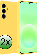 BASEY. BASEY. Samsung Galaxy A57 Hoesje Siliconen - Geel - 2 PACK