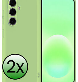 BASEY. BASEY. Samsung Galaxy A57 Hoesje Siliconen - Groen - 2 PACK