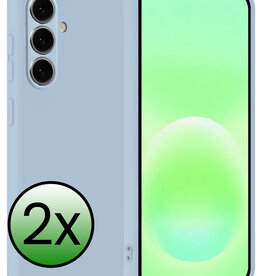 BASEY. BASEY. Samsung Galaxy A57 Hoesje Siliconen - Lichtblauw - 2 PACK