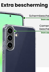 BASEY. BASEY. Samsung Galaxy A57 Hoesje Siliconen - Transparant - 2 PACK