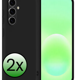 BASEY. BASEY. Samsung Galaxy A57 Hoesje Siliconen - Zwart - 2 PACK