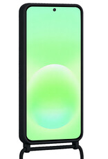 BASEY. BASEY. Samsung Galaxy A57 Hoesje Pashouder met Koord - Zwart