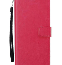 BASEY. BASEY. Samsung Galaxy A57 Hoesje Bookcase - Donkerroze