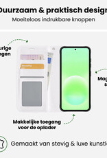 BASEY. BASEY. Samsung Galaxy A57 Hoesje Bookcase - Wit