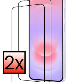 NoXx NoXx Samsung Galaxy A37 Screenprotector Glas Full Cover - 2 PACK