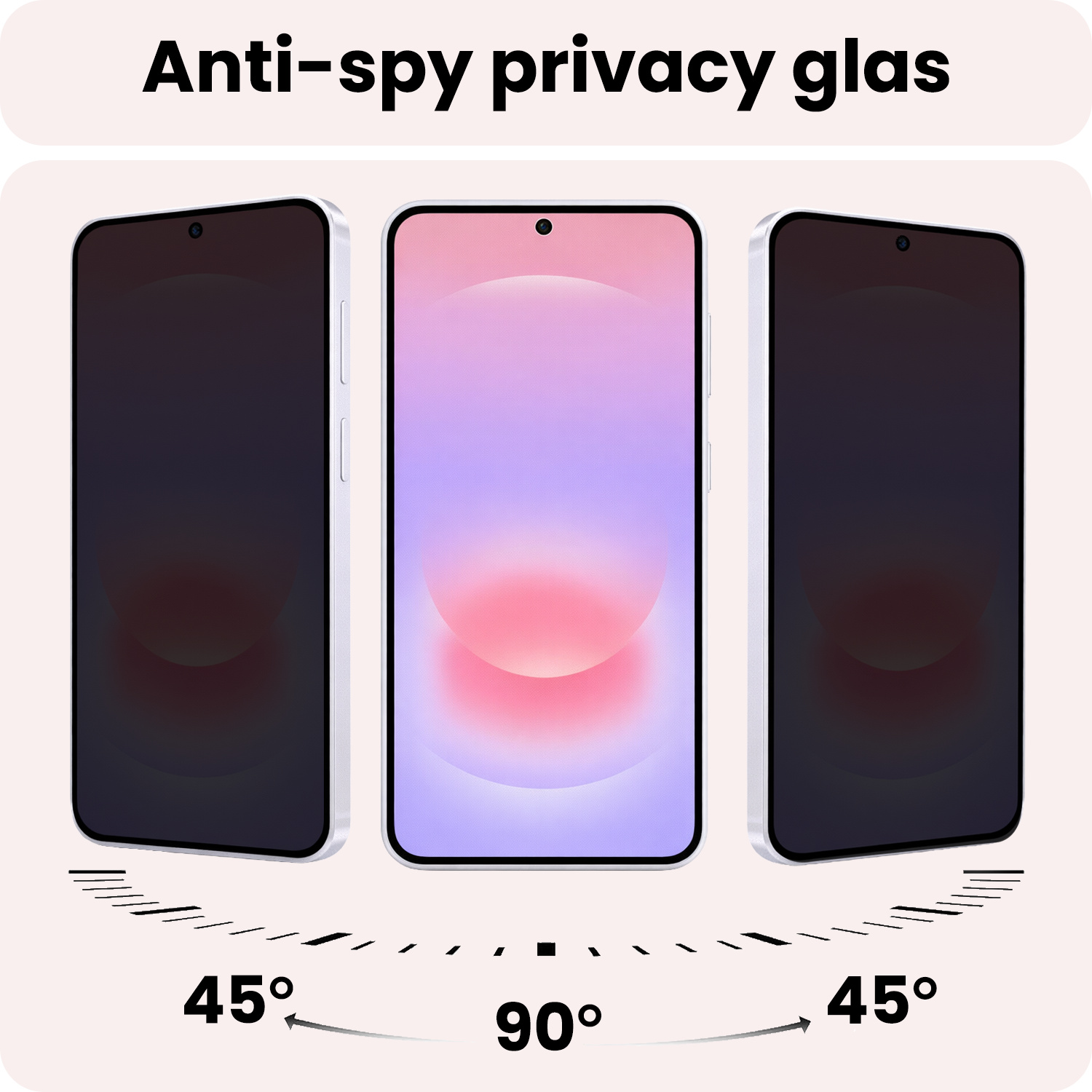 NoXx NoXx Samsung Galaxy A37 Screenprotector Glas Privacy