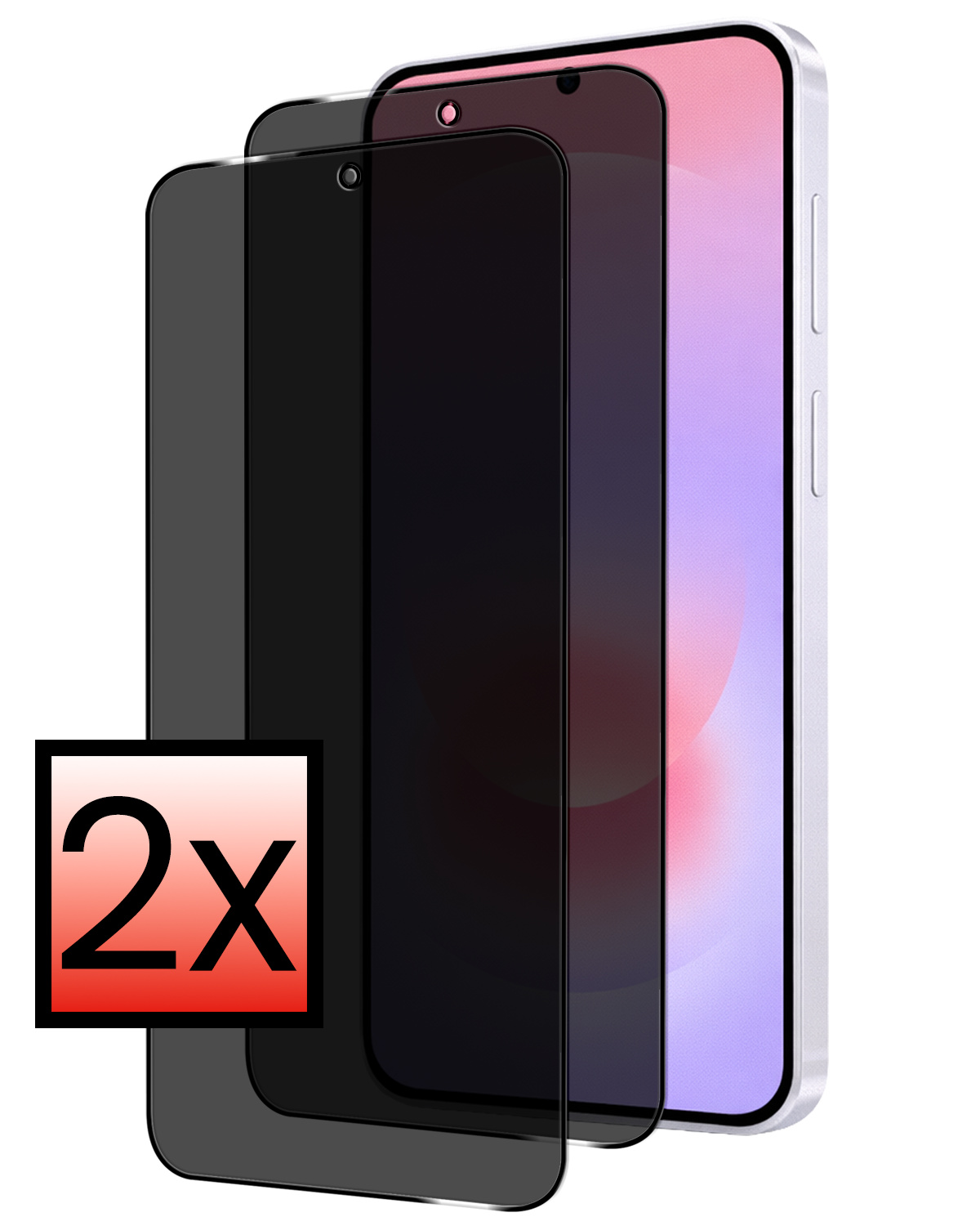 NoXx NoXx Samsung Galaxy A37 Screenprotector Glas Privacy - 2 PACK