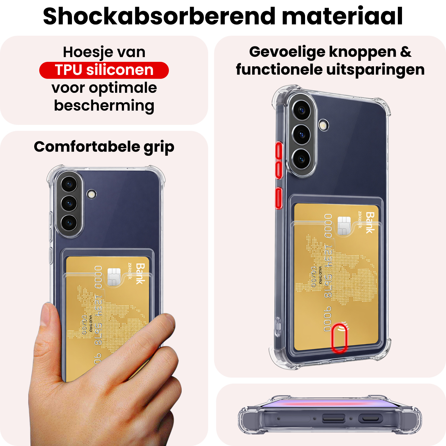 NoXx NoXx Samsung Galaxy A37 Hoesje Pashouder