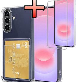 NoXx NoXx Samsung Galaxy A37 Hoesje Pashouder Met 2x Screenprotector