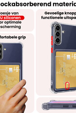 NoXx NoXx Samsung Galaxy A37 Hoesje Pashouder Met 2x Screenprotector