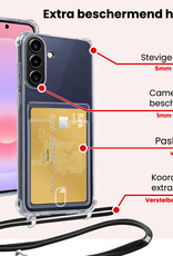 NoXx NoXx Samsung Galaxy A37 Hoesje Pashouder met Koord