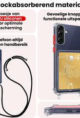 NoXx NoXx Samsung Galaxy A37 Hoesje Pashouder met Koord - 2 PACK