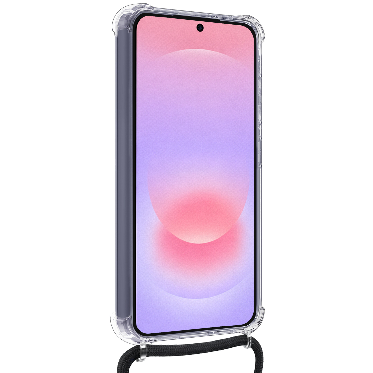 NoXx NoXx Samsung Galaxy A37 Hoesje Pashouder met Koord - 2 PACK