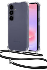 NoXx NoXx Samsung Galaxy A37 Hoesje Transparant Shockproof Met Zwart Koord