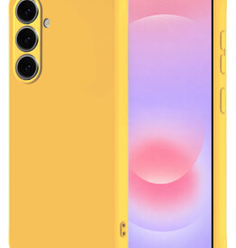 NoXx NoXx Samsung Galaxy A37 Hoesje Siliconen - Geel