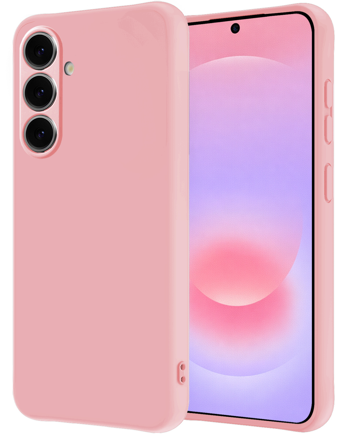 NoXx NoXx Samsung Galaxy A37 Hoesje Siliconen - Lichtroze