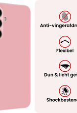 NoXx NoXx Samsung Galaxy A37 Hoesje Siliconen - Lichtroze