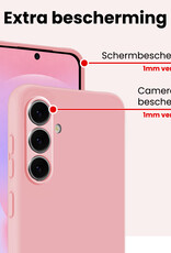 NoXx NoXx Samsung Galaxy A37 Hoesje Siliconen - Lichtroze