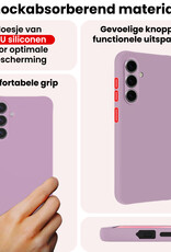 NoXx NoXx Samsung Galaxy A37 Hoesje Siliconen - Lila