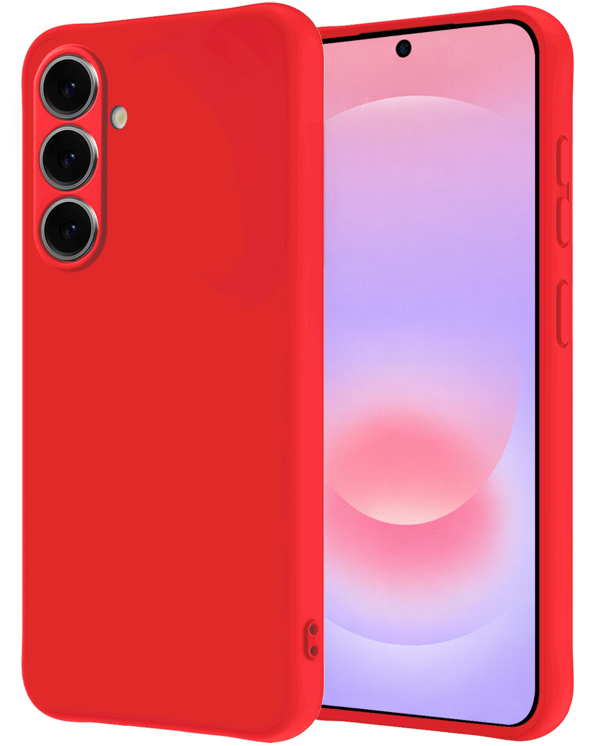 NoXx NoXx Samsung Galaxy A37 Hoesje Siliconen - Rood
