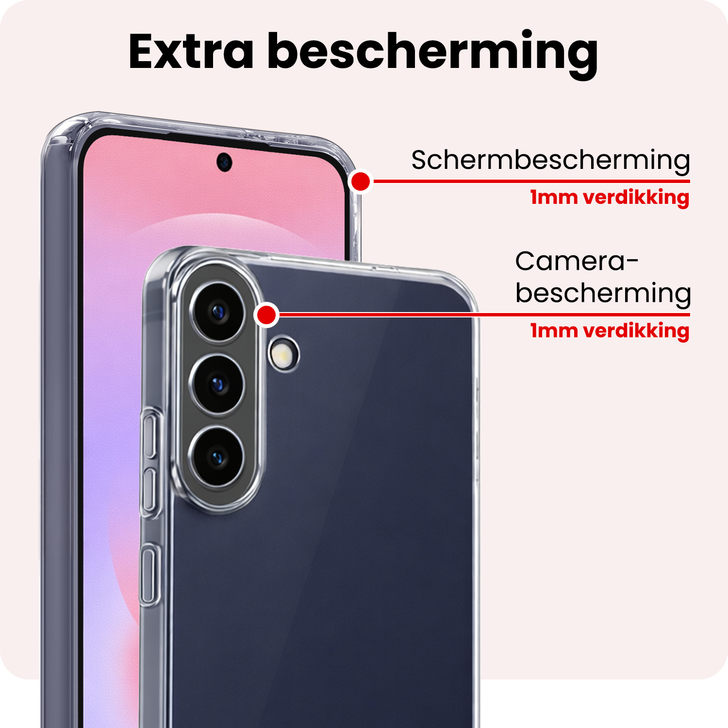 NoXx NoXx Samsung Galaxy A37 Hoesje Siliconen - Transparant