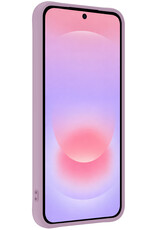 NoXx NoXx Samsung Galaxy A37 Hoesje Siliconen - Lila - 2 PACK